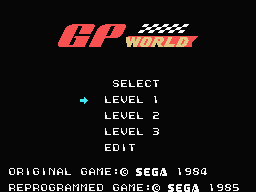 GP World Title Screen